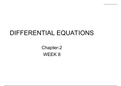 differential equation modeling of free oscillations of a mass spring system solved problems