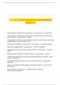   LI / LE Course Questions And Answers Rated A+.