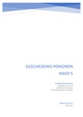 Geschiedenis havo 5. Personen H9-10 & historische contexten