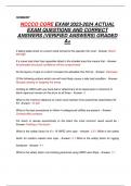 NCCCO CORE EXAM 2023-2024 ACTUAL  EXAM QUESTIONS AND CORRECT  ANSWERS (VERIFIED ANSWERS) GRADED  A+