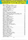 Test Bank for Fundamentals of Nursing 10th Edition by by Carol Taylor, Pamela Lynn & Jennifer L Bartlett, All Chapter 1-47, A+ guide.