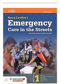 Emergency Care in the Streets 8th edition by Nancy Caroline Test Bank