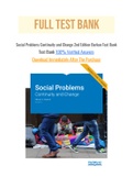 Social Problems Continuity and Change 2nd Edition Barkan Test Bank