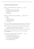 BIOS 242 Microbiology Week 3 Quiz (Version 2), (LATEST) Verified ANSWERS,100% CORRECT, Chamberlain College of Nursing