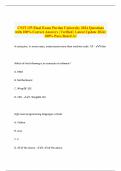 CNIT 155 Final Exam Purdue University 2024 Questions with 100% Correct Answers | Verified | Latest Update 2024 | 100% Pass| Rated A+