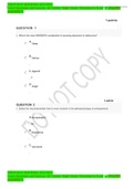 NRNP 6635 MIDTERM 2022/2023 Latest Questions and Answers All Correct Study Guide, Download to Score A+ WALDEN UNIVERSITY