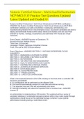 Nutanix Certified Master - Multicloud Infrastructure NCP-MCI-5.15 Practice Test Questions Updated Latest Updated and Graded A+