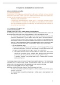 EU Migration Law lecture notes week 1 - 7