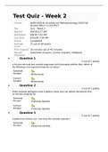 Actual Quiz wk 2.|Test Quiz - Week 2