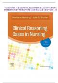 TEST BANKS FOR CLINICAL REASONING CASES IN NURSING 8TH EDITION BY MARIANN M. HARDING/ALL CHAPTERS 1-15