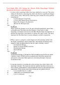 Test Bank NSG 210 Caring for Clients With Neurologic Deficits Questions & Answer sand Rationale,100% CORRECT