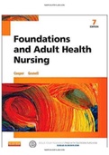 Foundations And Adult Health Nursing 7th Edition Cooper Test Bank