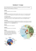 Biologie havo 5 - Hoofdstuk 10 en 11 - Ecologie en Evolutie 