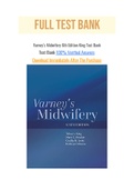 Varney’s Midwifery 6th Edition King Test Bank