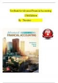 Test Bank for Advanced Financial Accounting 13th Edition By Theodore Christensen