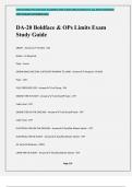 DA-20 Boldface & OPs Limits Exam Study Guide