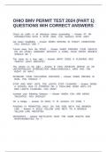 PACKAGE DEAL FOR OHSAA GENERAL KNOWLEDGE  QUESTIONS WITH CORRECT ANSWERS