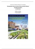 Solution Manual for Engineering Applications in Sustainable Design and Development, 1st Edition