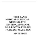 TEST BANK: MEDICAL-SURGICAL NURSING: PATIENTCENTERED COLLABORATIVE CARE, SINGLE VOLUME, 8TH EDITION, BY DONNA D. IGNATAVICIUS, M. LINDA