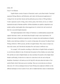 ENGL 299: Essay #1 Midterm