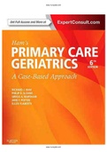 Ham’s Primary Care Geriatrics: A Case-Based Approach 6th Edition Test Bank