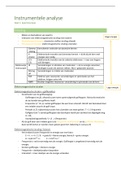 Samenvatting  Spectroscopie (instrumentele analyse)