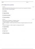 NCE National Counseling Exam 2024 Questions With 100% Correct Answers!!