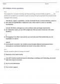 NCE Exam - Professional Orientation and Ethics (From the Rosenthal study materials and various notes for the National Counselor Exam) 100% Correct!!