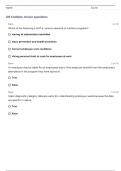 Worksite Health Final Exam (TXST Worksite Health Promotion - All Chapters) Questions With 100% Correct Answers!!