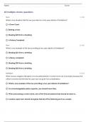 2024 Cram Course Sergeant/ First-Line Supervisor & Criminal Investigator Practice Test Questions & Answers Verified 100% Correct!!