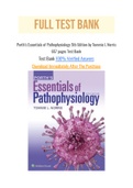 Porth’s Essentials of Pathophysiology 5th Edition by Tommie L Norris 657 pages Test Bank PDF printed