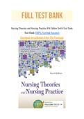 Nursing Theories and Nursing Practice 4th Edition Smith Test Bank