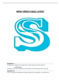  NR501 / NR 501 Week 3 Actual Concept Analysis Assignment and Week 8 Actual Quiz 2024. Well Answered Questions. A Guaranteed Bundle