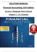 Solution Manual For Financial Accounting 11th Edition by Jerry J. Weygandt, Paul D. Kimmel, Donald E. Kieso