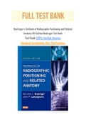 Bontrager’s Textbook of Radiographic Positioning and Related Anatomy 8th Edition Bontrager Test Bank