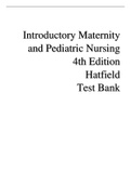 Introductory Maternity and Pediatric Nursing 4th Edition Hatfield Test Bank