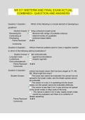 NR 511 MIDTERM AND FINAL EXAM COMBINED QUESTION AND ANSWERS