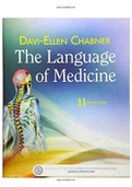 Language of Medicine 11th Chabner Test Bank