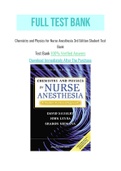 Chemistry and Physics for Nurse Anesthesia 3rd Edition Shubert Test Bank