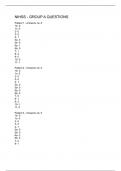 NIHSS - GROUP A QUESTIONS 