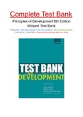 Principles of Development 6th Edition Wolpert Test Bank