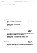 PSYC 3003 Week 4 Quiz - Question and Answers