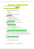 Chem 120 Exam 2 chapter 5, 6, 7, &8 With all correct answers