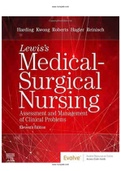 Lewis’s Medical Surgical Nursing 11th Edition Harding Test Bank (NOT TEXTBOOK)