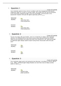 PSYC 2003 Week 1 Test - Question and Answers