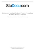 Burns’ Pediatric Primary Care, 7th Edition