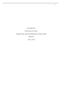 Case Study Mr. C Grand Canyon University Pathophysiology and Nursing Management of Clients' Health NRS-410V 