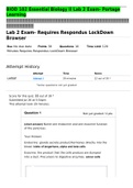 BIOD 102 Essential Biology II Lab 2 Exam- Portage Learning