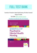 Essentials of Psychiatric Mental Health Nursing 7th Edition Townsend Morgan Test Bank