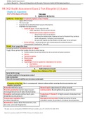 NR 302 Health Assessment Exam 2 Test Blueprint (1) Latest,100% CORRECT